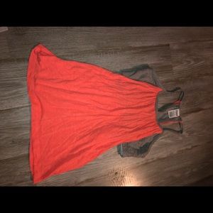 Vs pink tank top with sports bra